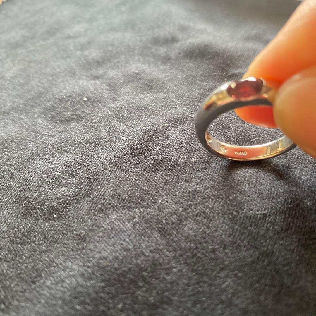 ピンクトルマリンPt900リング