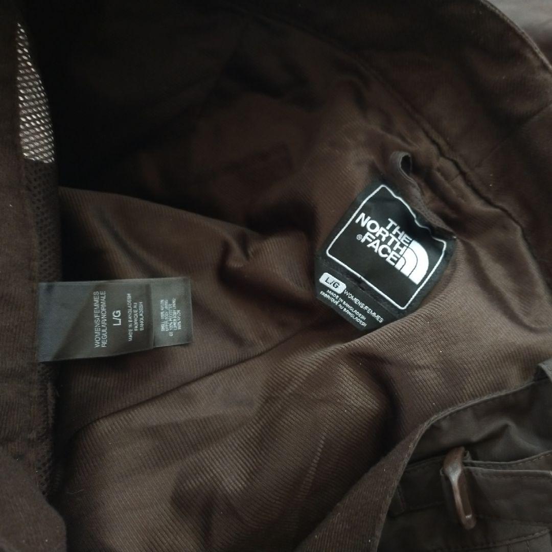 【高機能】US ノースフェイス HYVENT スノーボード パンツ 茶 L