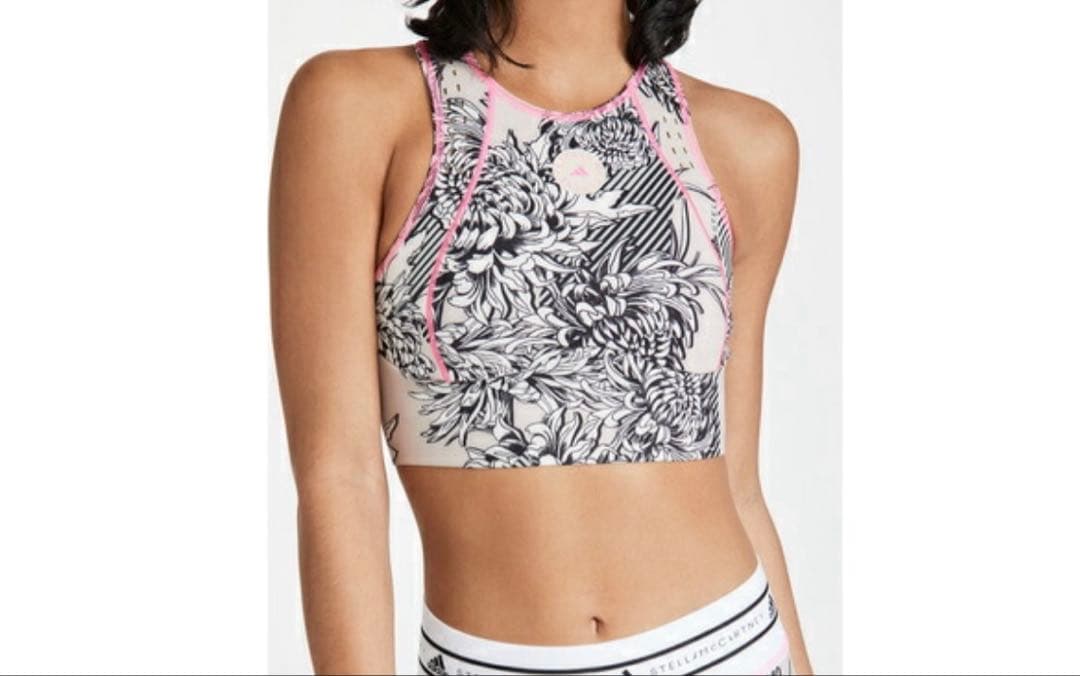 adidas× Stella McCartneyヨガウェアクロスストラップ