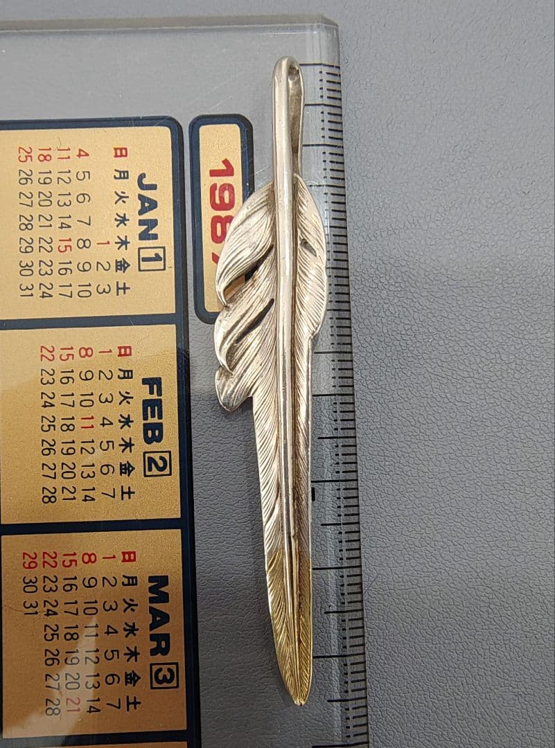 LarrySmith　ラリースミス　カゼキリフェザー　先金　ネックレス