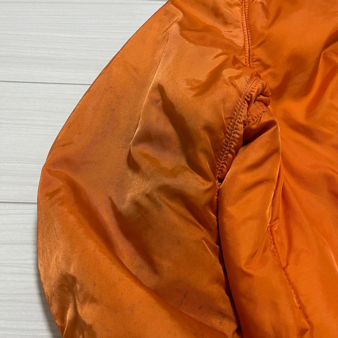 ALPHA USA製 MA-1 フライトジャケット シルバーXLサイズ