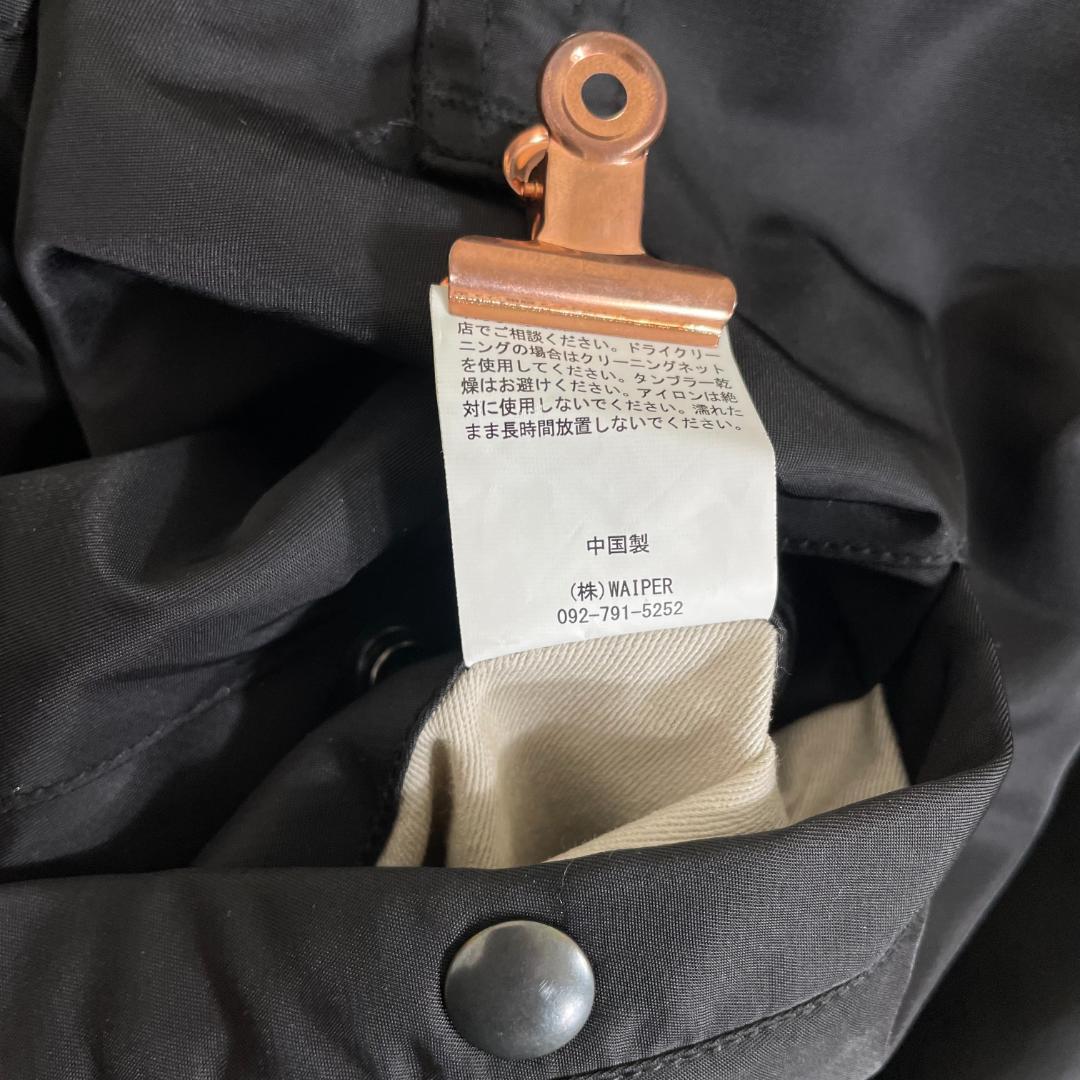 WAIPER 米軍初期型 MA-1 ミリタリージャケット ブラック M