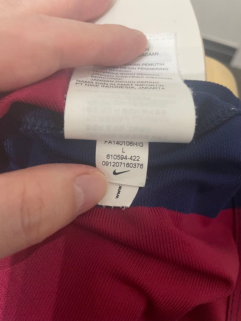 メッシ　バルセロナ 2014−2015 ホーム　国王杯仕様フルパッチ　正規品　L