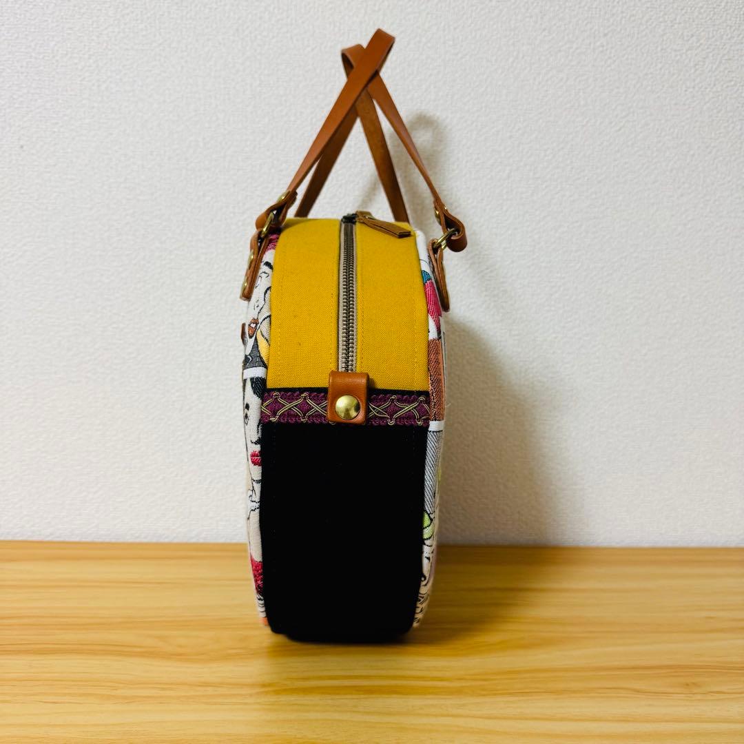 atelier z アトリエクルツ 円形ボストンバッグ アメコミ