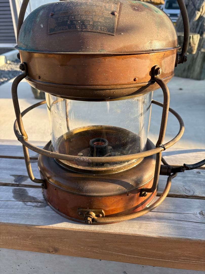 船燈　ヴィンテージ ランタン WHITE LIGHT レトロ