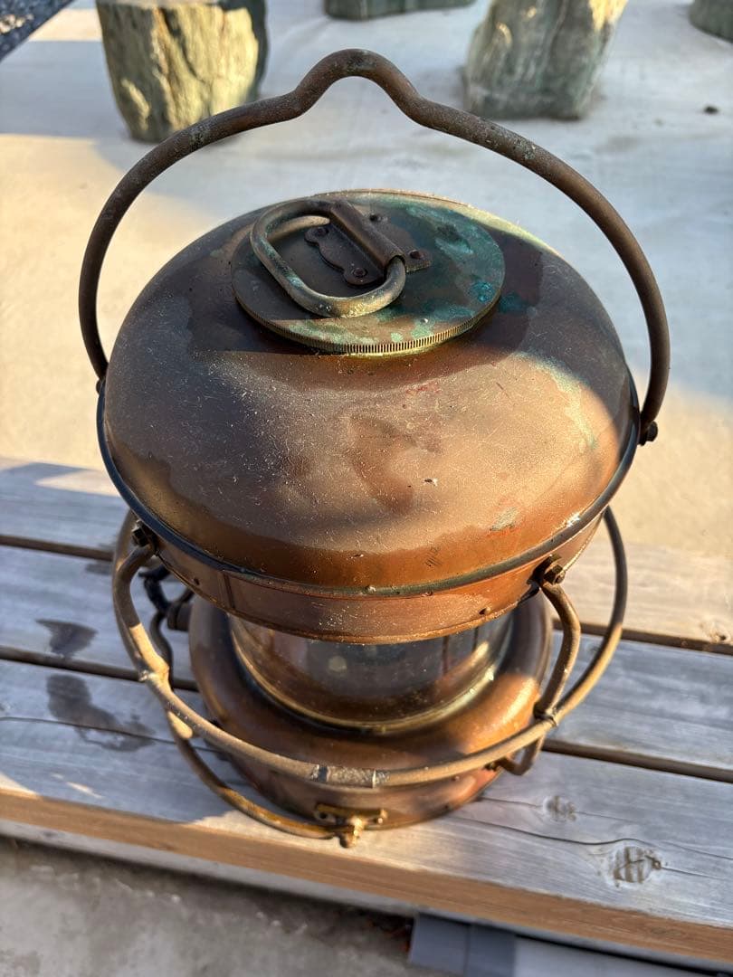 船燈　ヴィンテージ ランタン WHITE LIGHT レトロ