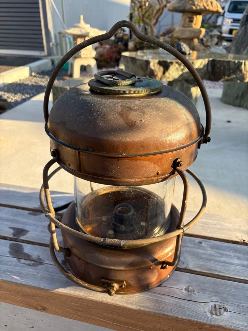 船燈　ヴィンテージ ランタン WHITE LIGHT レトロ