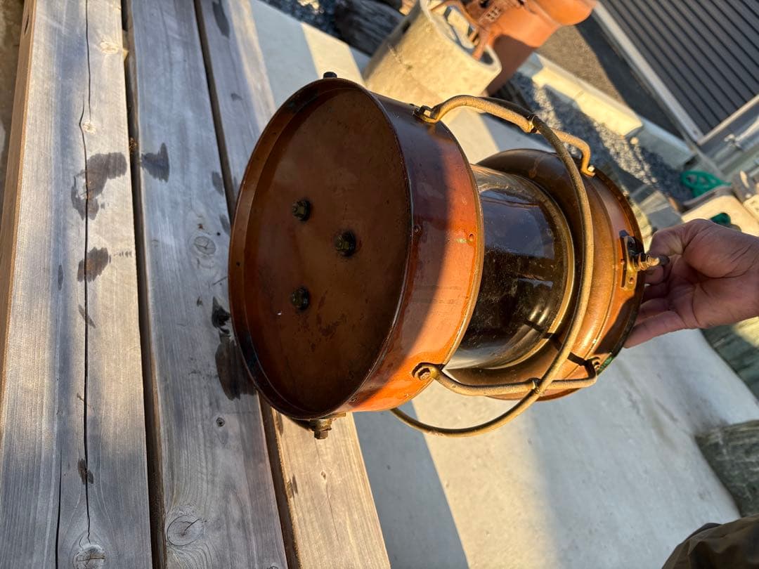 船燈　ヴィンテージ ランタン WHITE LIGHT レトロ