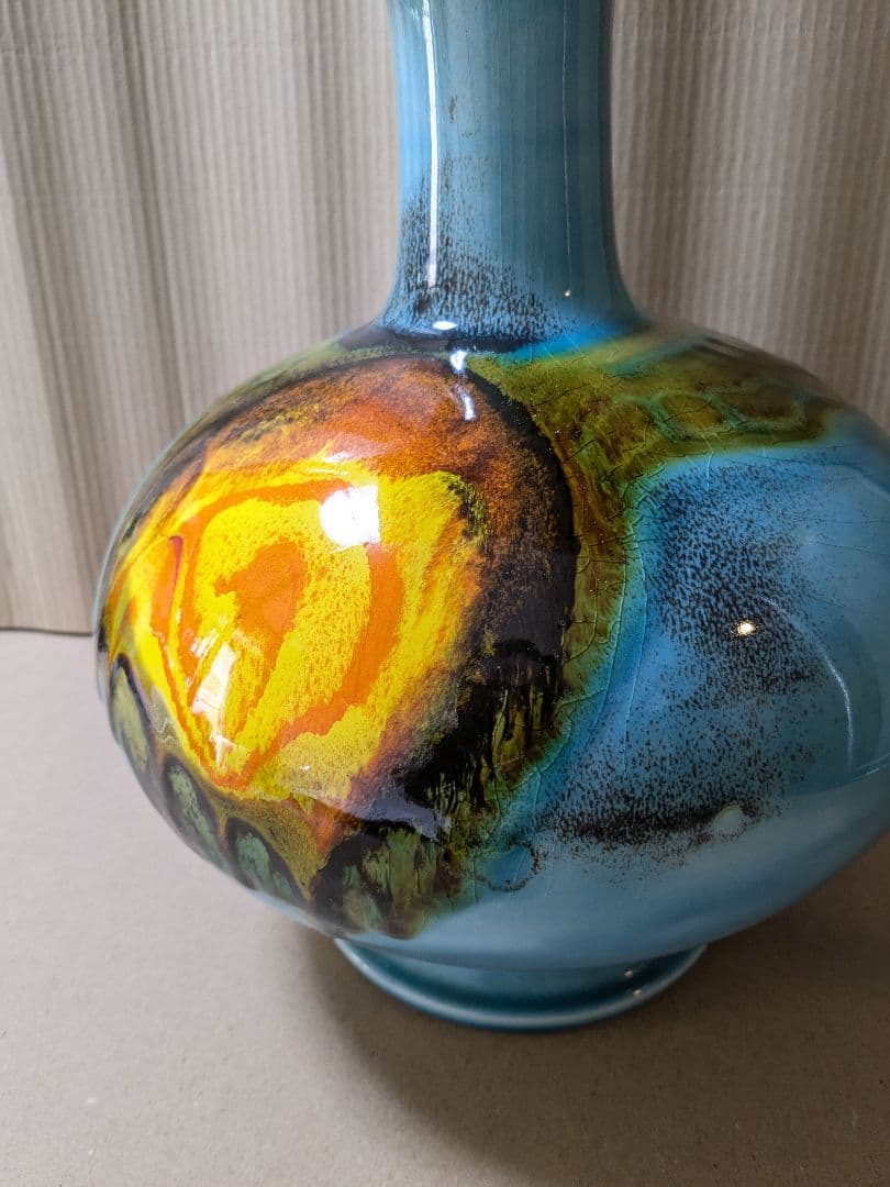 【希少】 フッチェンロイター ドイツ製 ヴィンテージ 花瓶 マーブル