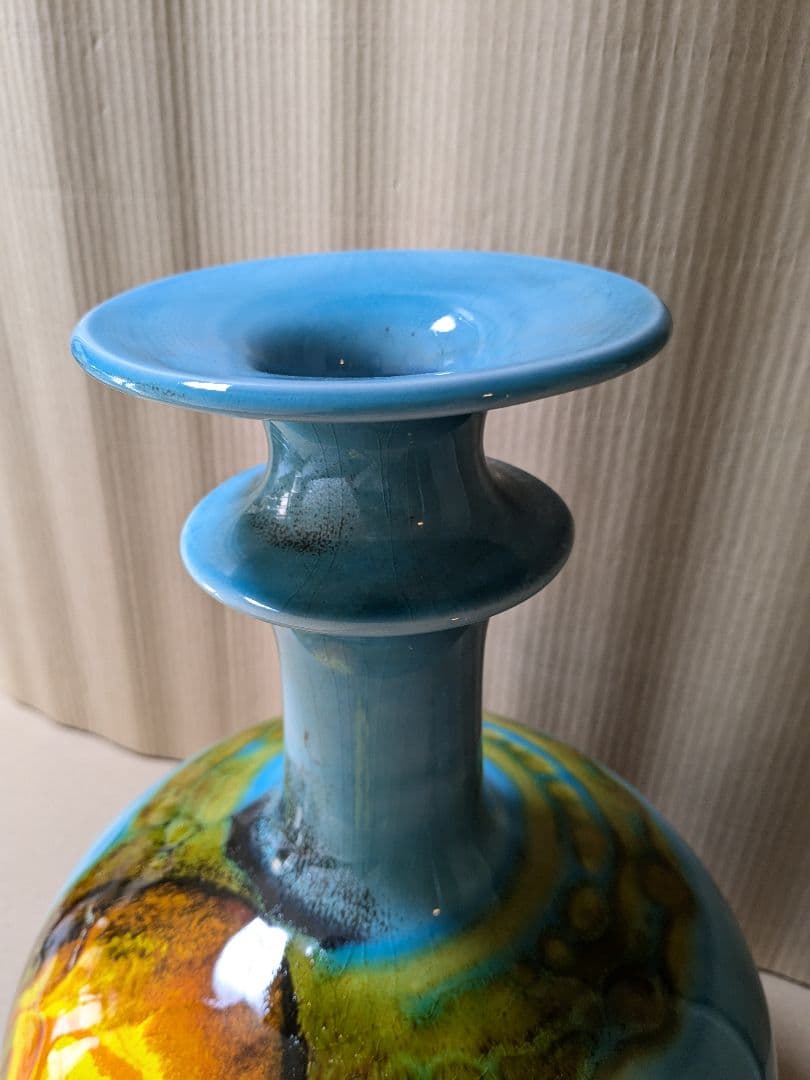 【希少】 フッチェンロイター ドイツ製 ヴィンテージ 花瓶 マーブル