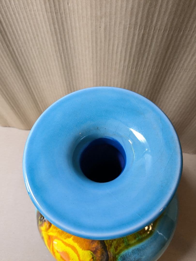 【希少】 フッチェンロイター ドイツ製 ヴィンテージ 花瓶 マーブル