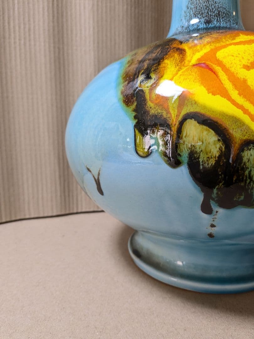 【希少】 フッチェンロイター ドイツ製 ヴィンテージ 花瓶 マーブル