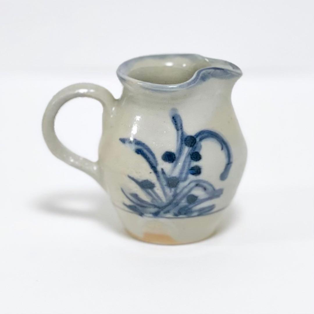 本日のみ値下げ 最終価格 限定品格安 豊増一雄 染付茶海 片口中国茶器 日本酒器