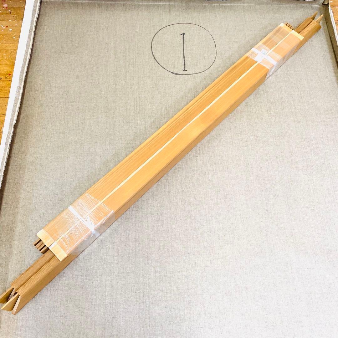 絵画用 木枠 キャンバス枠 F100号 マルオカ 杉材 使用1回の良品 送料込①