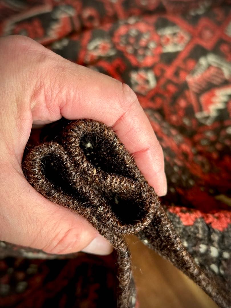 トライバルラグ　ヴィンテージラグ　アンティーク バルーチ　プリミティブアート美品