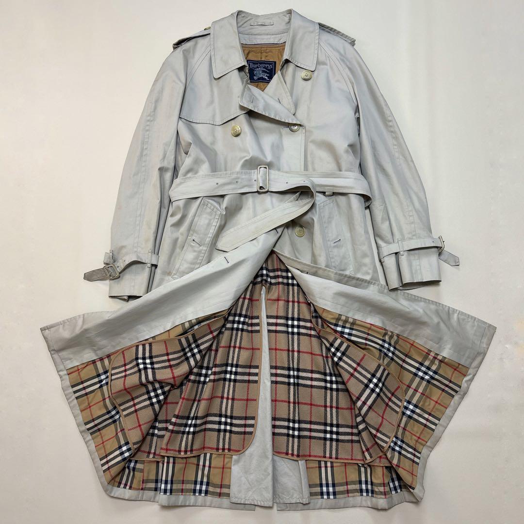 バーバリーズ ライナー付き トレンチコート ノバチェック ベルト XLサイズ