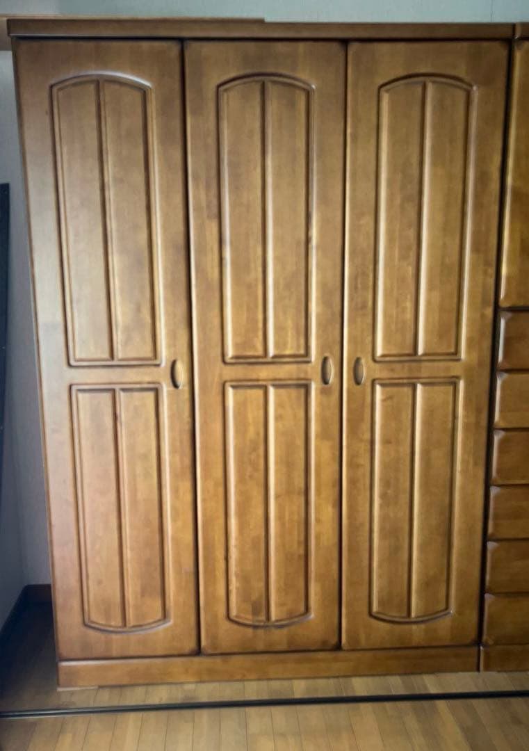 洋ダンス　木製クローゼット タンス　送料込み