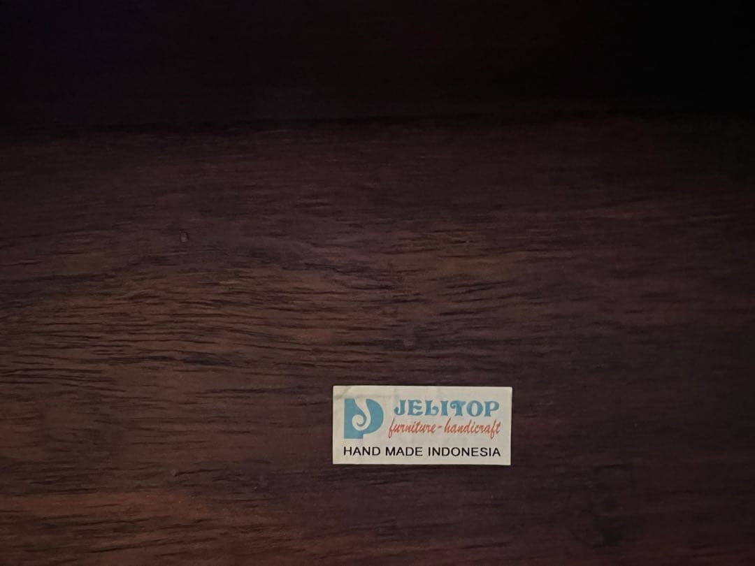 【○】アジアン家具 インドネシア製 テーブル 天然木 ハンドメイド 手彫り