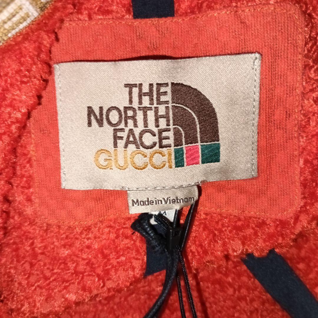 【未使用タグ付】グッチ×ザノースフェイス　パンツ　スウェットパンツ　М　ポーチ付