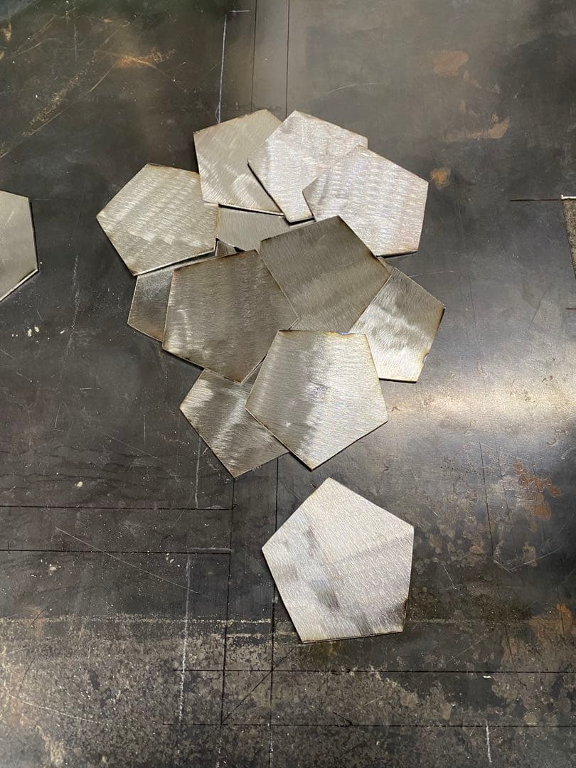 ［サッカーボールオブジェ］iron金属製インテリア