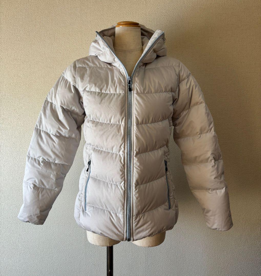 美品 コロンビア Columbia ダウンジャケット ホワイト フード付き