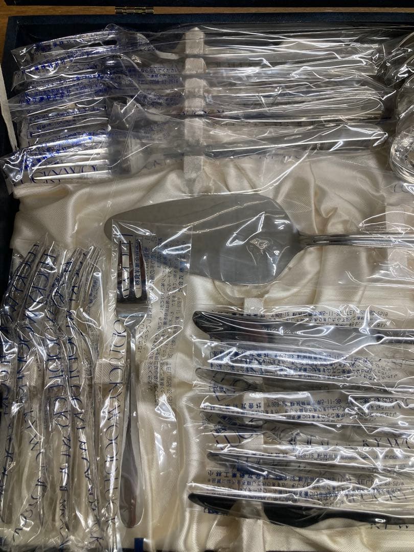 LUCKYWOOD カトラリーセット 18-10 ステンレス27本セット