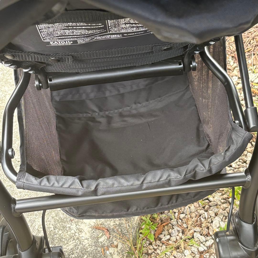 プロフィール必読 ベビーカー 黒 軽量 折りたたみ