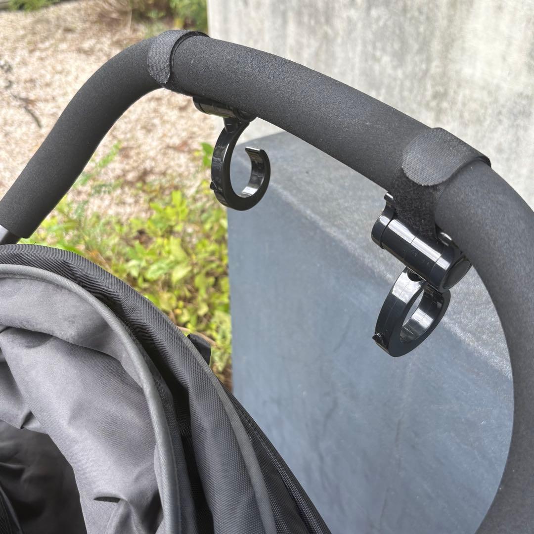 プロフィール必読 ベビーカー 黒 軽量 折りたたみ