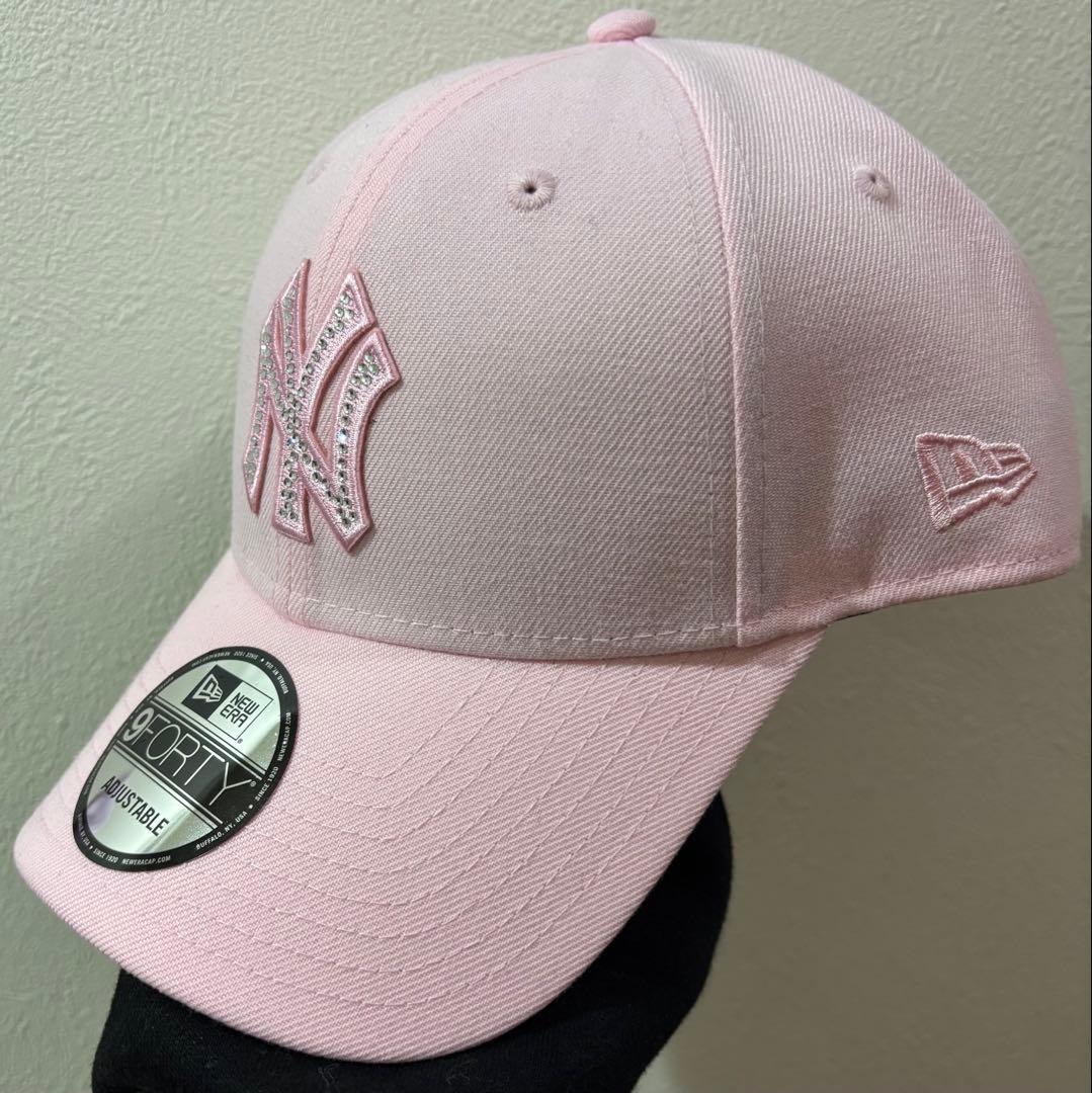 即購入可様 【79】ニューエラ9FORTY ラインストーン ヤンキース ピンク