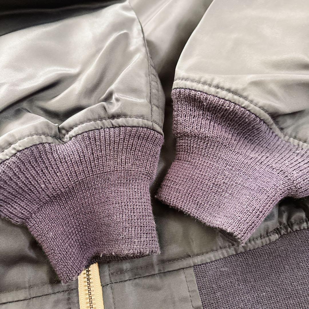 美品 TEDMAN MA-1 フライトジャケット ネイビー XL ワッペン