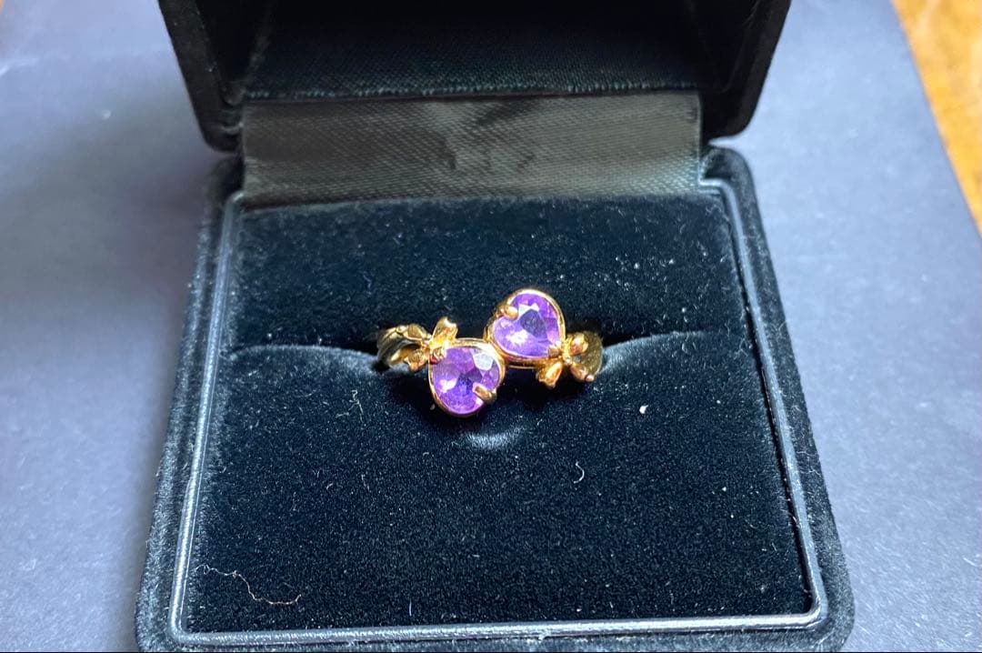 K18 アメジスト　リング