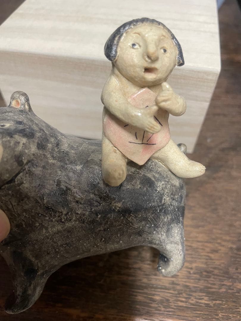 猫*様 大野素子　金太郎　人形オブジェ　五月人形