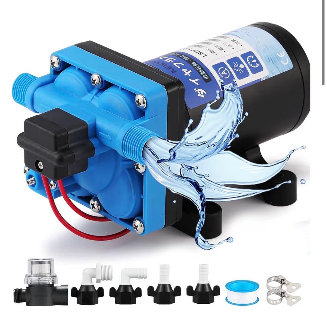 NEWTRY ダイヤフラムポンプ 42シリーズ 排水ポンプ 18.9L/min