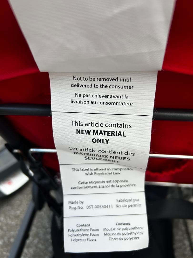 【joovy】Caboose折りたたみ式　2人乗りベビーバギー