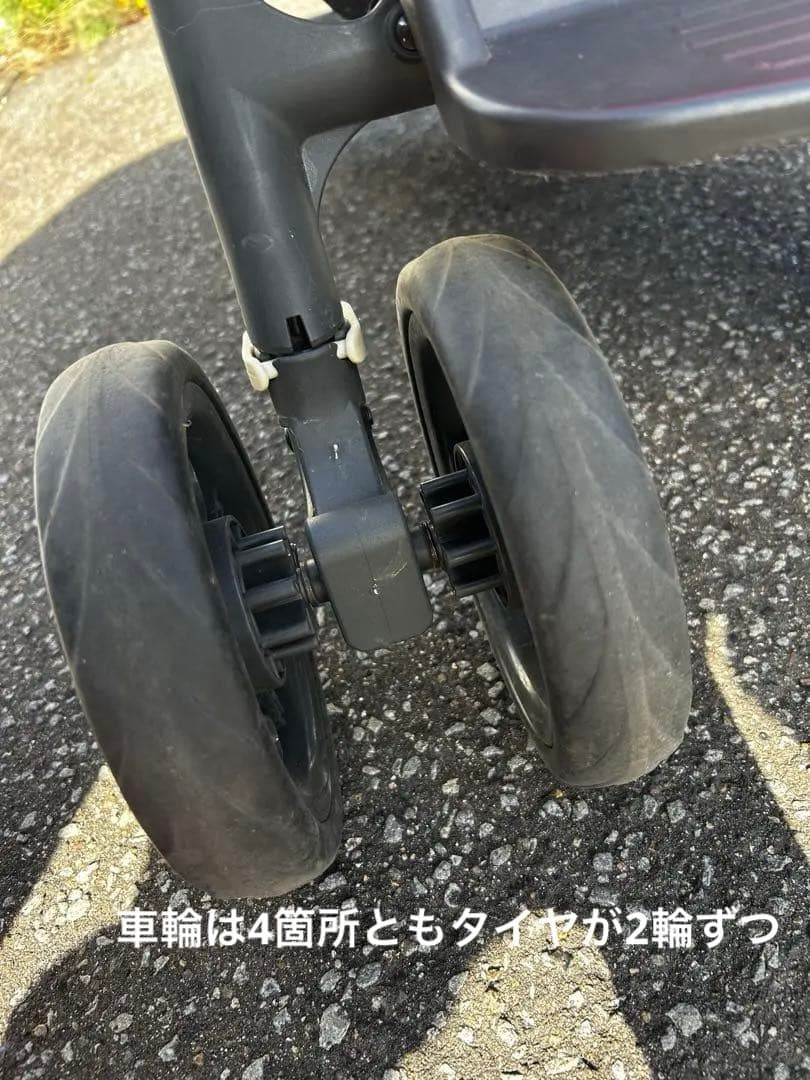 【joovy】Caboose折りたたみ式　2人乗りベビーバギー