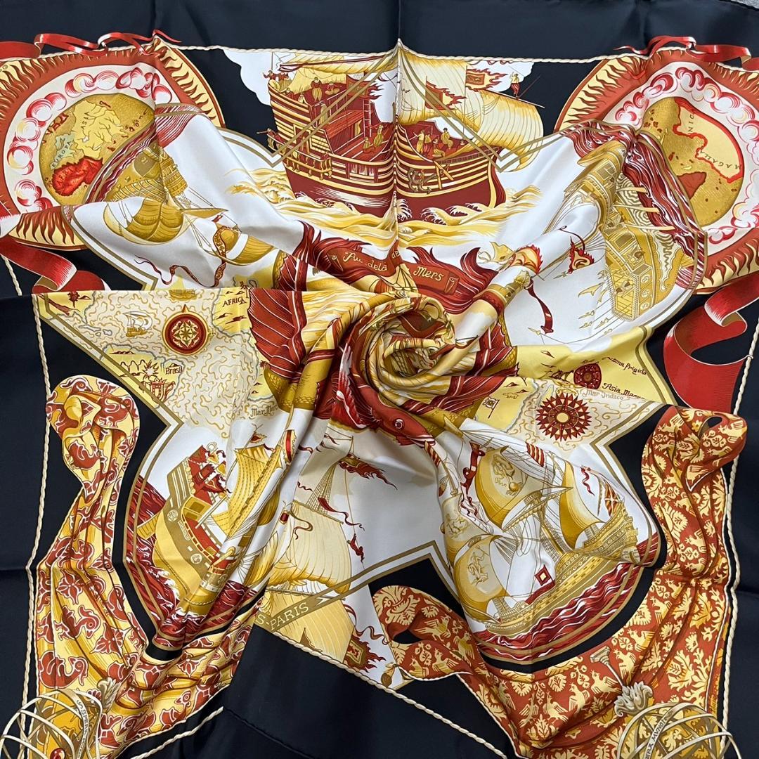 エルメス カレ cinq mers 5つの海を越えて スカーフ HERMES