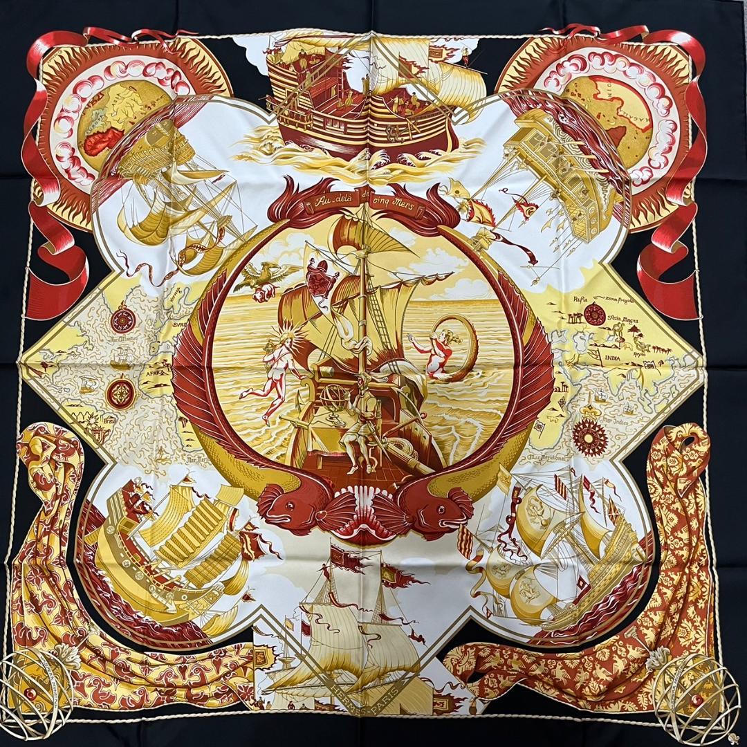 エルメス カレ cinq mers 5つの海を越えて スカーフ HERMES