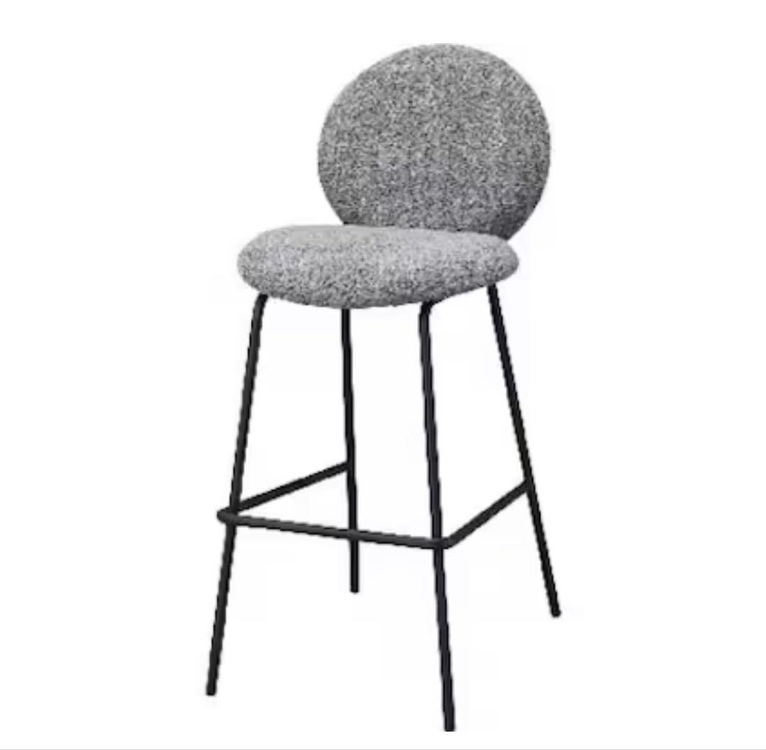 【新品未開封】ニトリ　カウンターチェア　グレー②