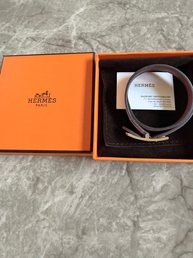 ビーアピ 2連リバーシブルブレスレット エルメス　ピンク　ルビー