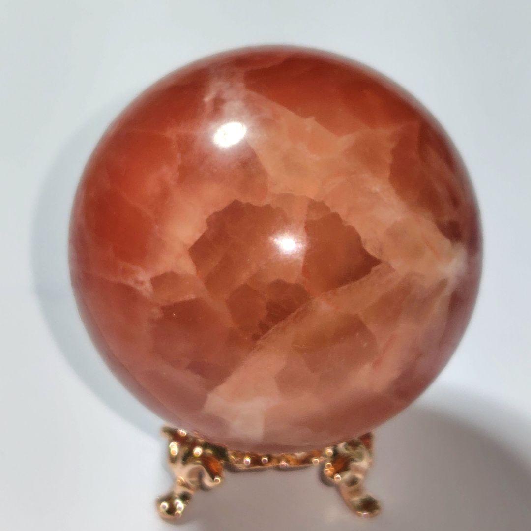 天然石✨カリビアンカルサイト✨赤 珍しい子