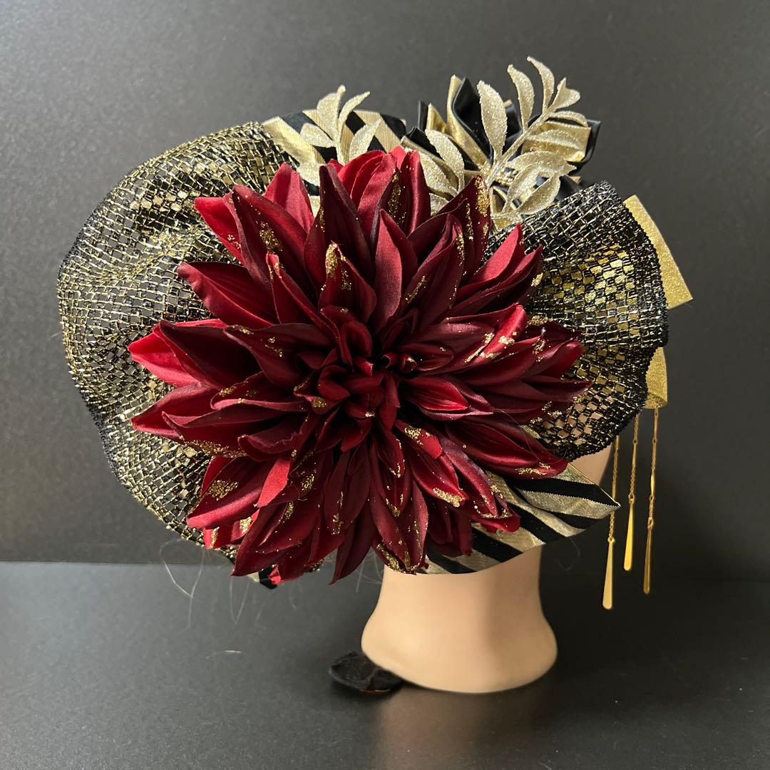 髪飾り・成人式・結婚式・かんざし・ヘッドドレス・振袖・ド派手・超豪華・特大花