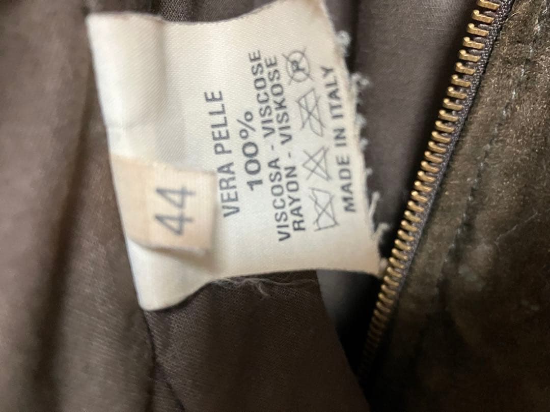 レディース　レザージャケット　スウェード　ダークブラウン