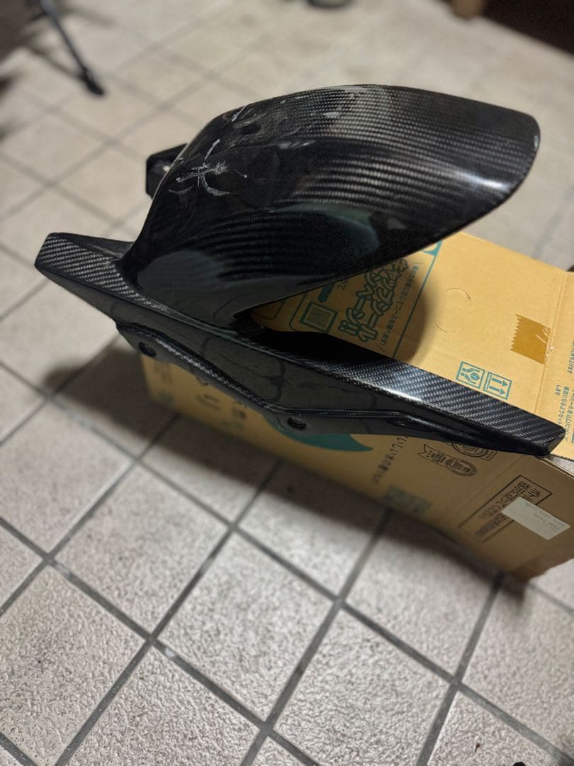 zx25r カーボンリアフェンダー