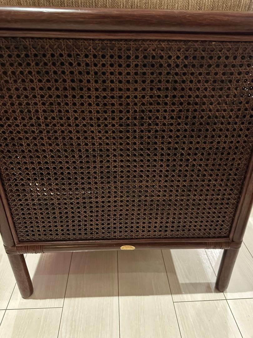 X*様 ※x　　　ミッドセンチュリー　カザマ　ラタン　リゾートソファチェア