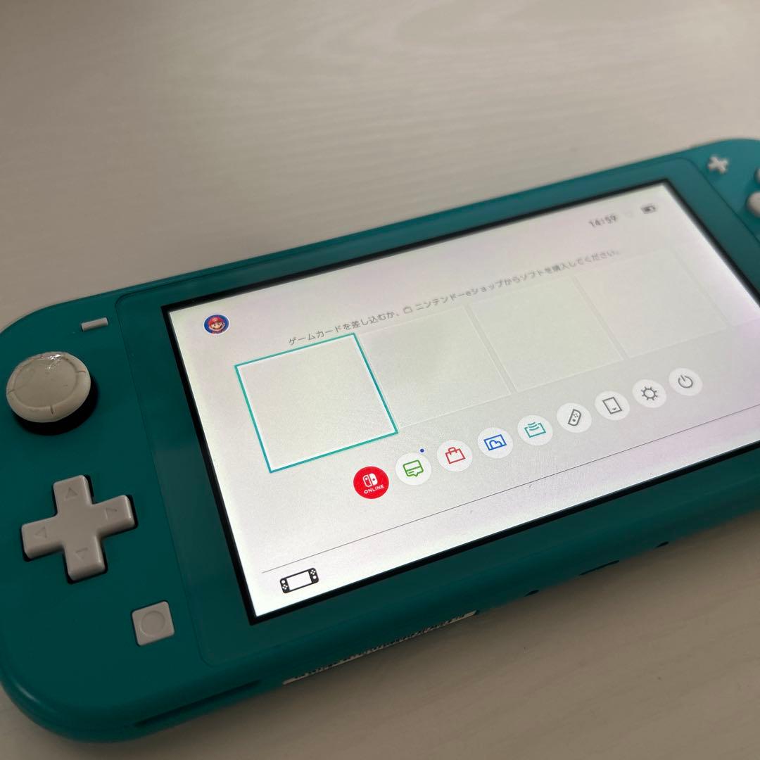 Nintendo Switch Lite ターコイズ（充電ケーブル付）