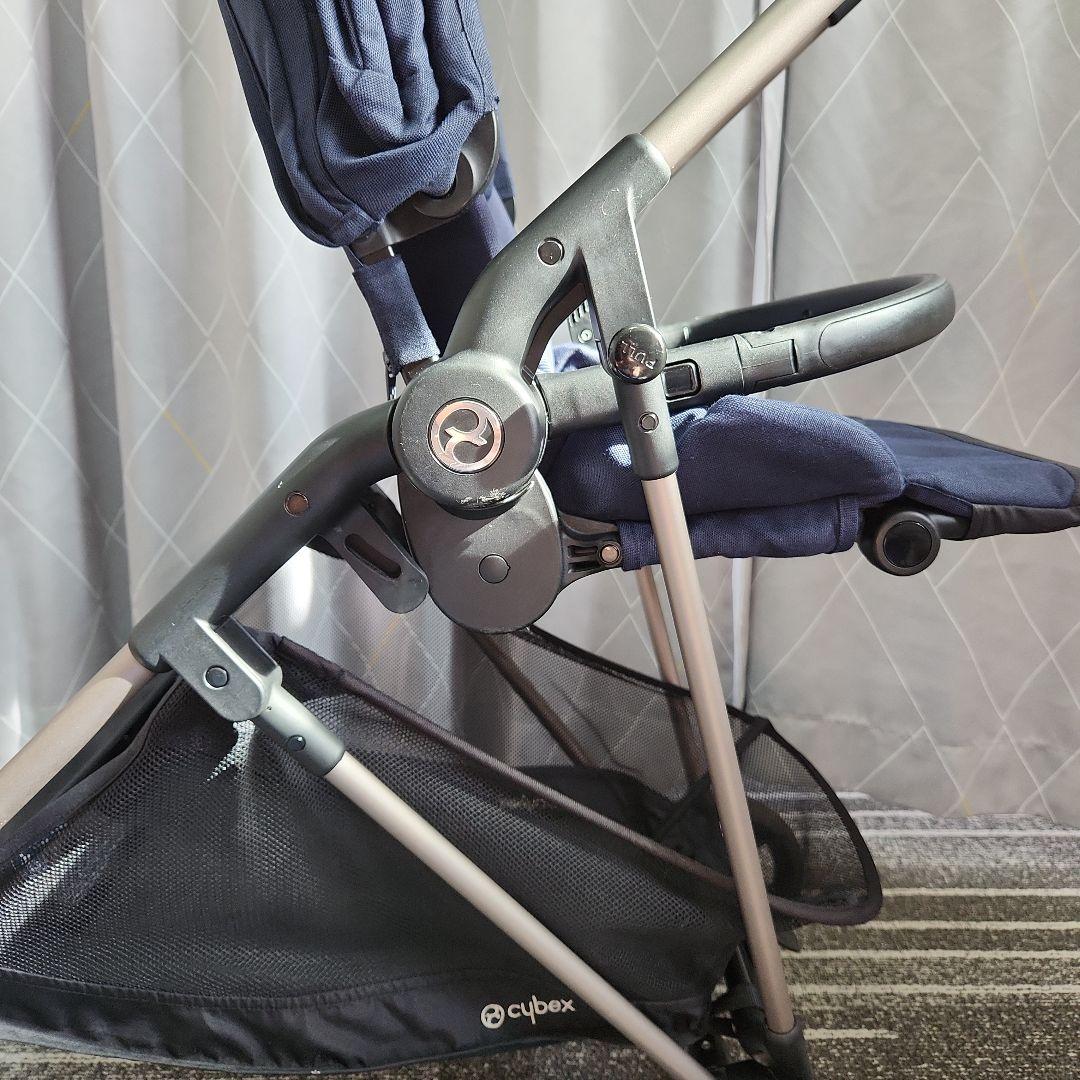 【美品】CYBEX サイベックス Melio メリオ ベビーカー ネイビーブルー