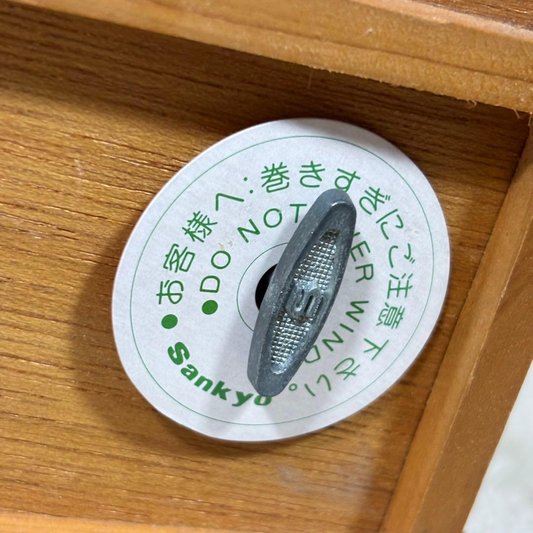 【希少】ANNY WOOD 指輪 宝飾品 収納 棚 オルゴール Sankyo