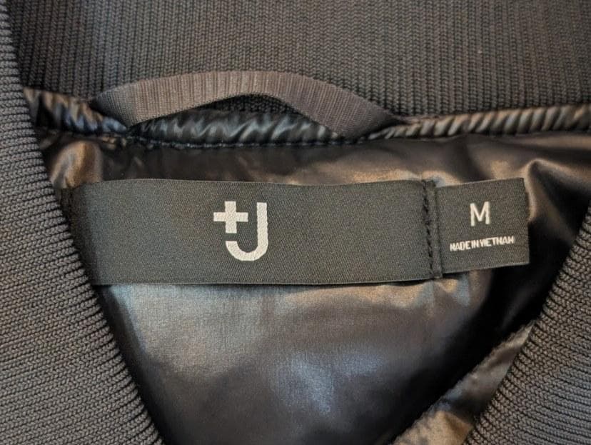 UNIQLO +J　ハイブリッドダウンオーバーサイズMA-1　2025AW　M