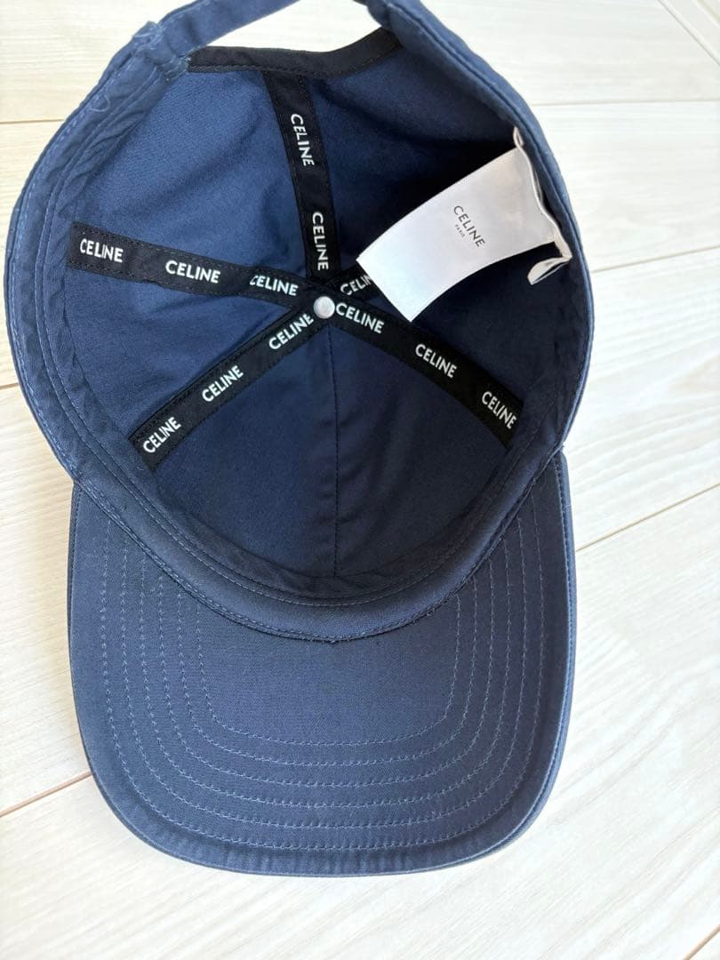 セリーヌ　キャップ　M 紺　ベースボール　男女 正規品