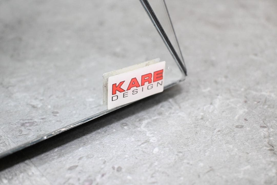 【極美品】KARE カレ ラグジュアリートライアングル32×32 サイドテーブル